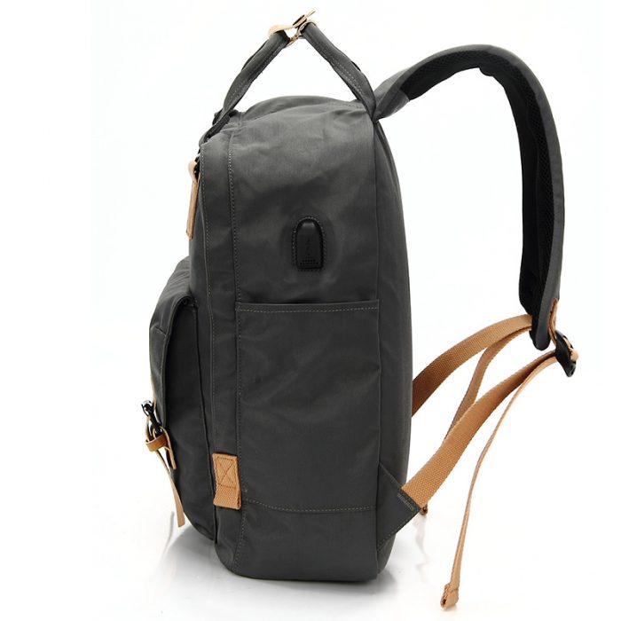 Mochila Praga Gray - ZB-368GR USB - Imagen 3