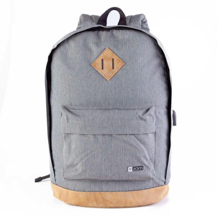 Mochila Roma Gray - ZB-381GR USB - Imagen 6