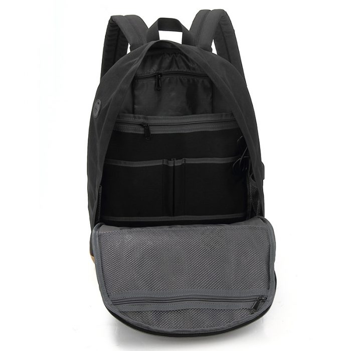 Mochila Roma Black - ZB-381BK USB - Imagen 4