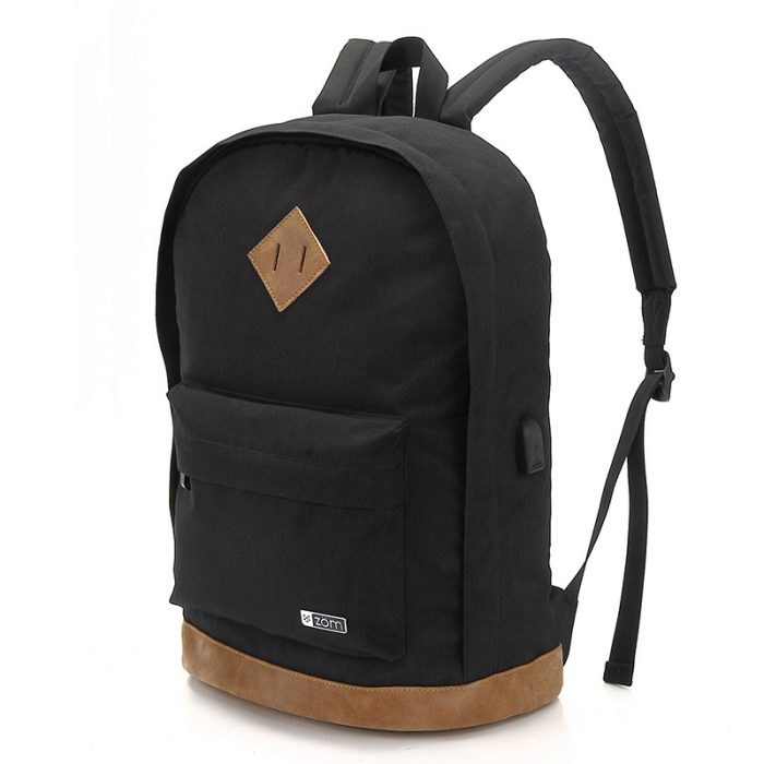 Mochila Roma Black - ZB-381BK USB