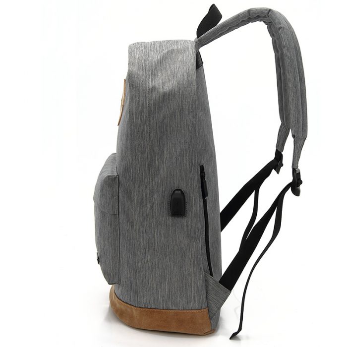 Mochila Roma Gray - ZB-381GR USB - Imagen 3