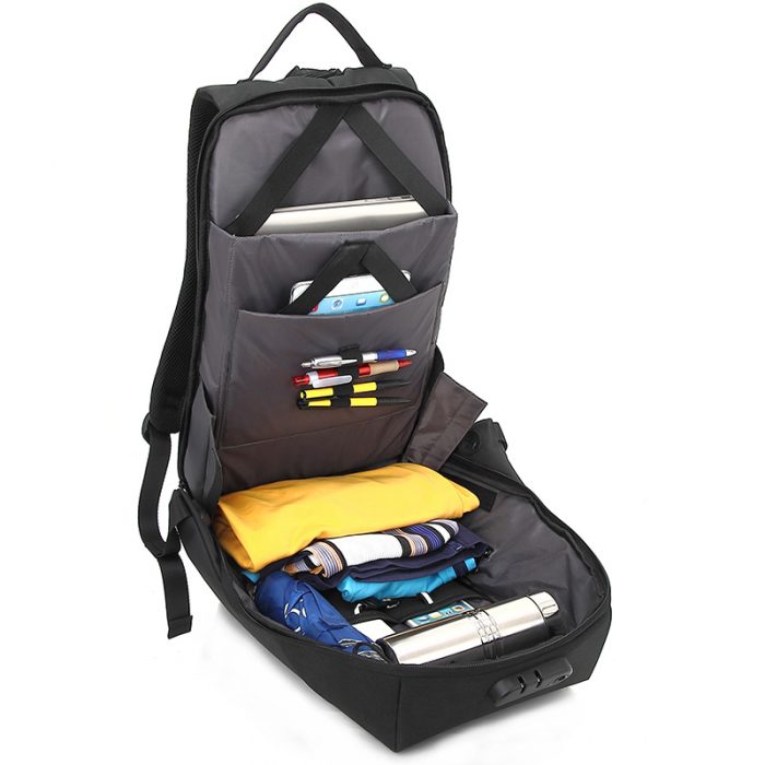 Mochila Antirrobo ZÖM ZB A609BK USB - Imagen 4