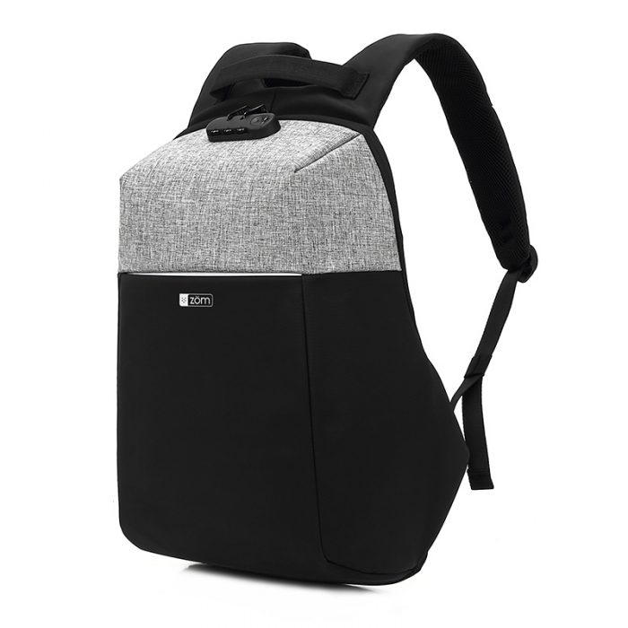Mochila Antirrobo ZÖM ZB-A609GR USB - Imagen 7