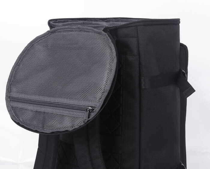 Mochila | Bolso Boston Triple-Bag ZB-817BK Black - Imagen 9